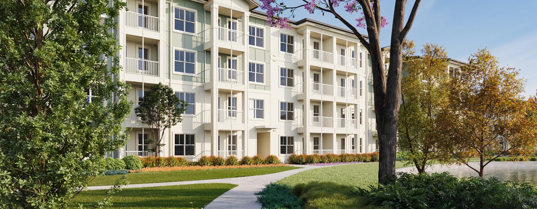 the exterior of Preserve at West Carroll in Kissimmee, Florida